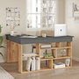 Hanah Home Ct5-Aa Mesa de Estudio Pino Atlántico y Negro